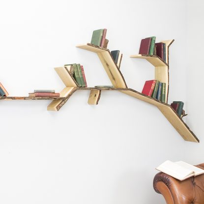 The Oak Branch Shelf - Tree Branch Shelves by BespOak Interiors