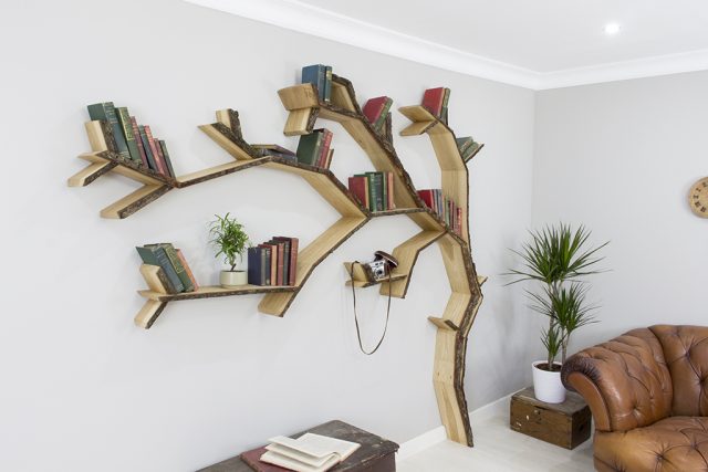 oak tree shelf windwept oak tree bookcase shelf